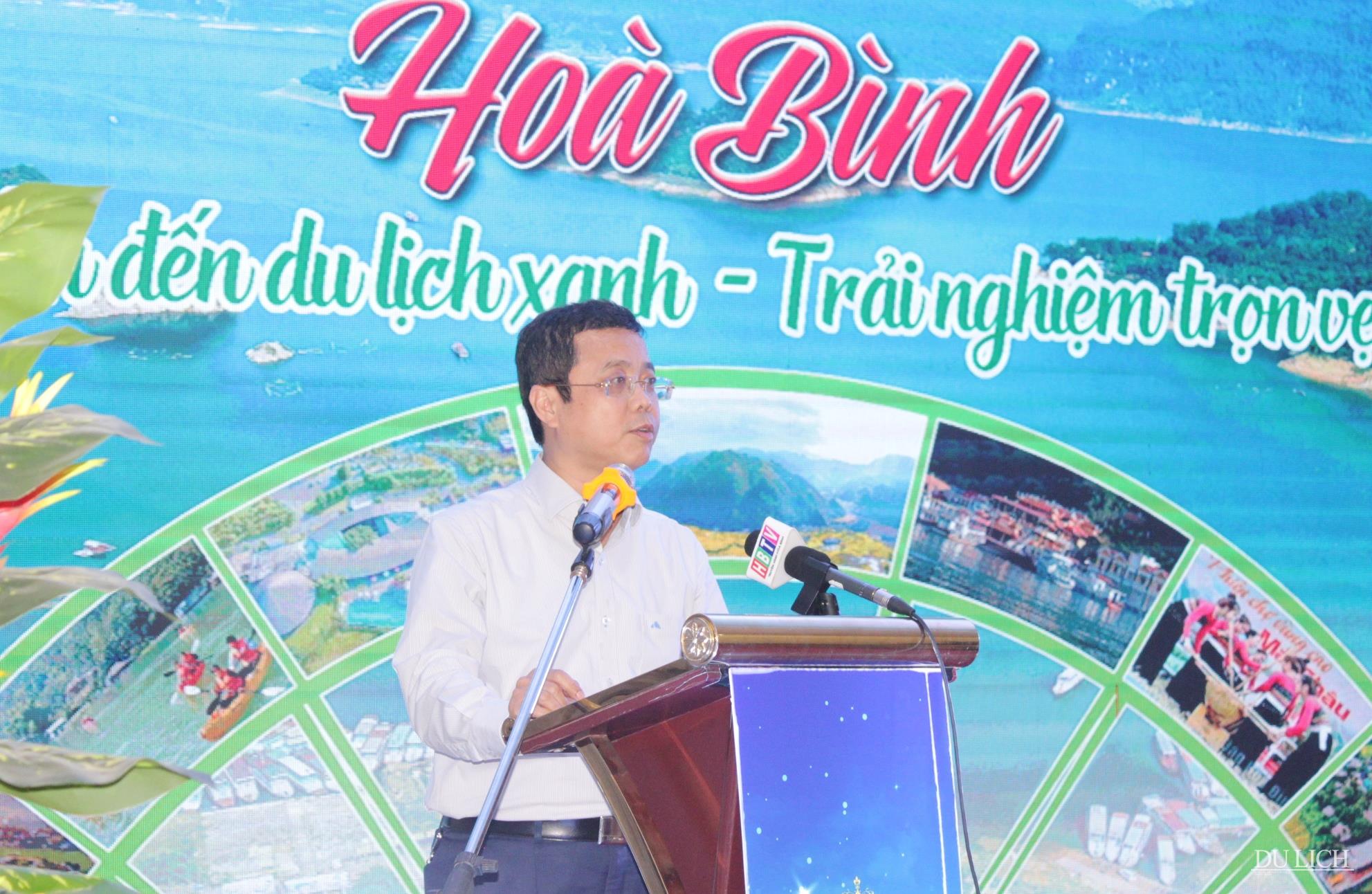 Phó Tổng cục trưởng Tổng cục Du lịch Nguyễn Lê Phúc phát biểu tại Hội nghị